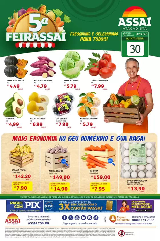 Catálogo Assaí Atacadista | Encarte Assaí Atacadista 46809-39 | 2026-04-30T00:00:00.000Z - 2026-04-30T00:00:00.000Z