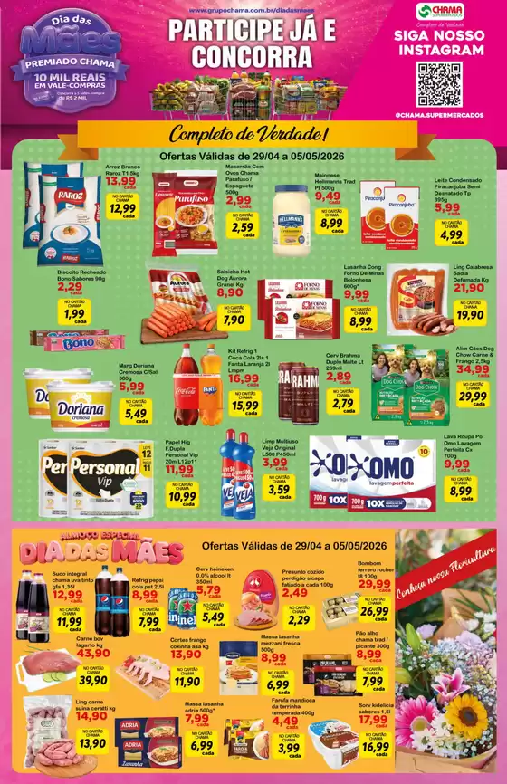 Catálogo Chama Supermercados | Promoções especiais em andamento | 2026-04-29T00:00:00.000Z - 2026-05-05T00:00:00.000Z