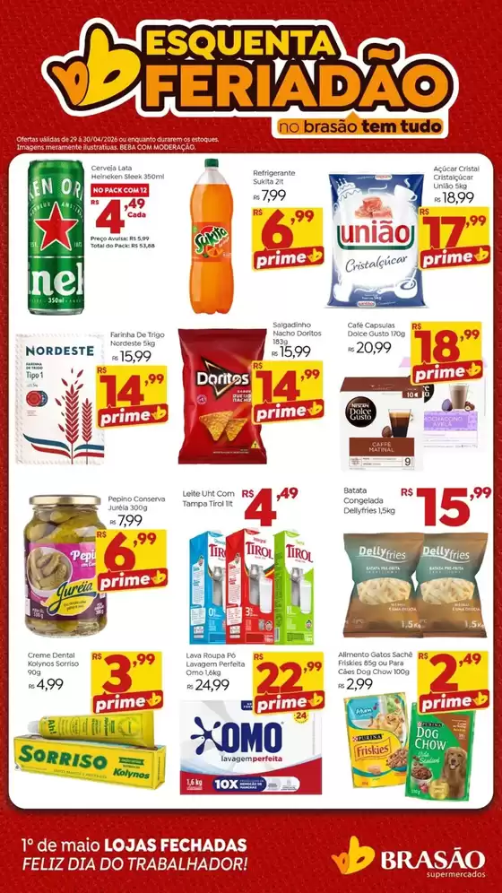 Catálogo Brasão Supermercados | Feriadão | 2026-04-30T00:00:00.000Z - 2026-04-30T00:00:00.000Z