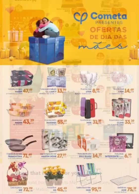 Catálogo Cometa Supermercados | Dia Das Mães | 2026-05-04T00:00:00.000Z - 2026-05-17T00:00:00.000Z