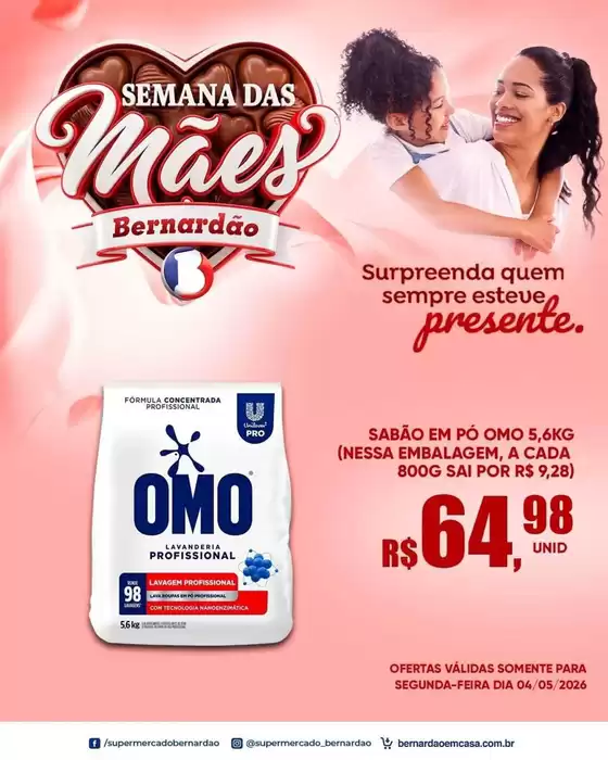 Catálogo Supermercado Bernardão | Encarte Supermercado Bernardão | 2026-05-04T00:00:00.000Z - 2026-05-04T00:00:00.000Z