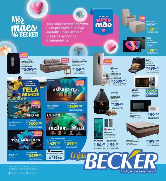 Catálogo Lojas Becker em Quatro Barras | Descubra ofertas atraentes | 2026-05-01T00:00:00.000Z - 2026-05-31T00:00:00.000Z