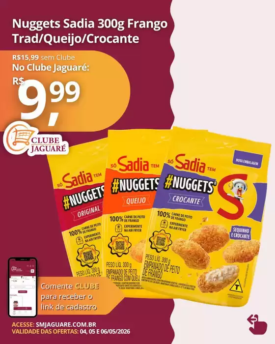 Catálogo Supermercado Jaguaré | Encarte Supermercado Jaguaré | 2026-05-04T00:00:00.000Z - 2026-05-06T00:00:00.000Z