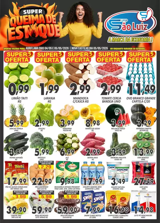 Catálogo Super São Luiz | Encarte Super São Luiz | 2026-05-04T00:00:00.000Z - 2026-05-05T00:00:00.000Z