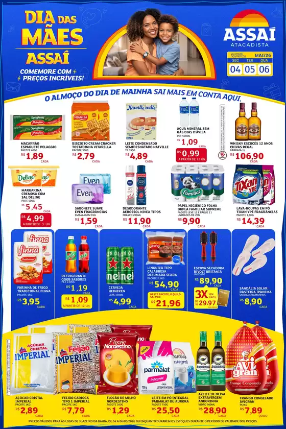 Catálogo Assaí Atacadista | Encarte Assaí Atacadista 46575-906 | 2026-05-04T00:00:00.000Z - 2026-05-06T00:00:00.000Z