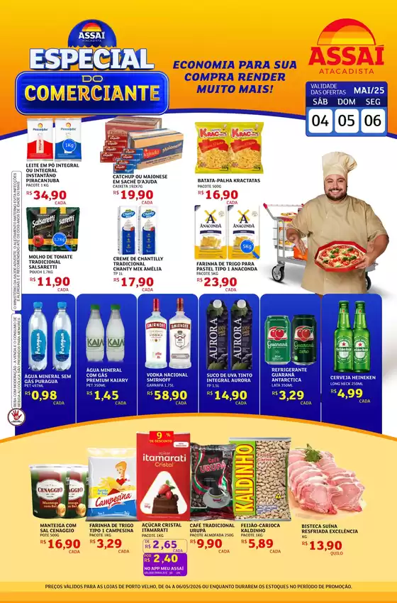 Catálogo Assaí Atacadista | Encarte Assaí Atacadista 46698-39 | 2026-05-04T00:00:00.000Z - 2026-05-06T00:00:00.000Z