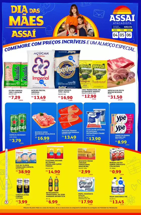 Catálogo Assaí Atacadista | Encarte Assaí Atacadista 46587-115 | 2026-05-04T00:00:00.000Z - 2026-05-06T00:00:00.000Z
