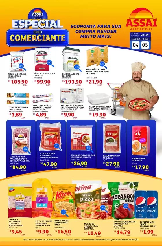 Catálogo Assaí Atacadista | Encarte Assaí Atacadista 46414-813 | 2026-05-04T00:00:00.000Z - 2026-05-05T00:00:00.000Z