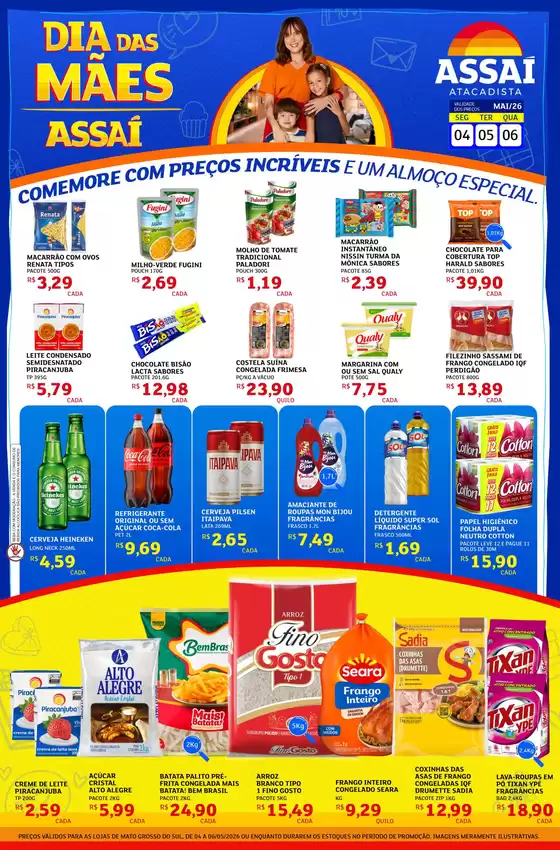 Catálogo Assaí Atacadista | Encarte Assaí Atacadista 46693 | 2026-05-04T00:00:00.000Z - 2026-05-06T00:00:00.000Z