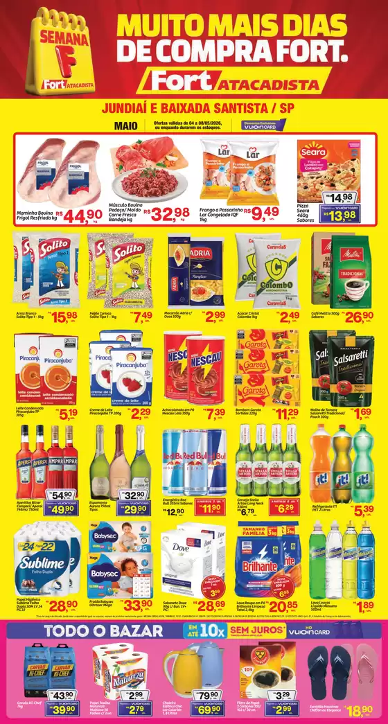 Catálogo Fort Atacadista | SP Fort Semana F 04 a 08 MAI 26 Jundiai e Santos | 2026-05-04T00:00:00.000Z - 2026-05-08T00:00:00.000Z