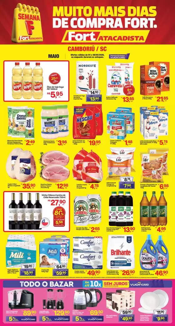 Catálogo Fort Atacadista | SC Fort Semana F Semanal 04 a 08 MAI 26 Camboriu | 2026-05-04T00:00:00.000Z - 2026-05-08T00:00:00.000Z