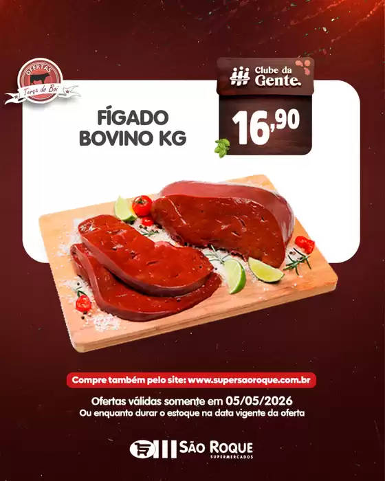 Catálogo São Roque Supermercados | Encarte São Roque Supermercados | 2026-05-05T00:00:00.000Z - 2026-05-05T00:00:00.000Z