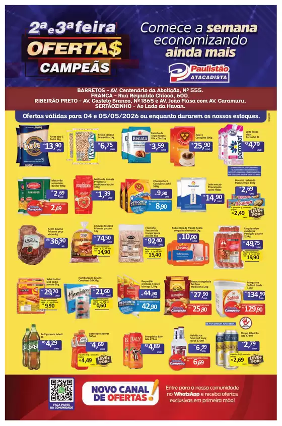 Catálogo Paulistão Atacadista | Ofertas e promoções atuais | 2026-05-04T00:00:00.000Z - 2026-05-05T00:00:00.000Z
