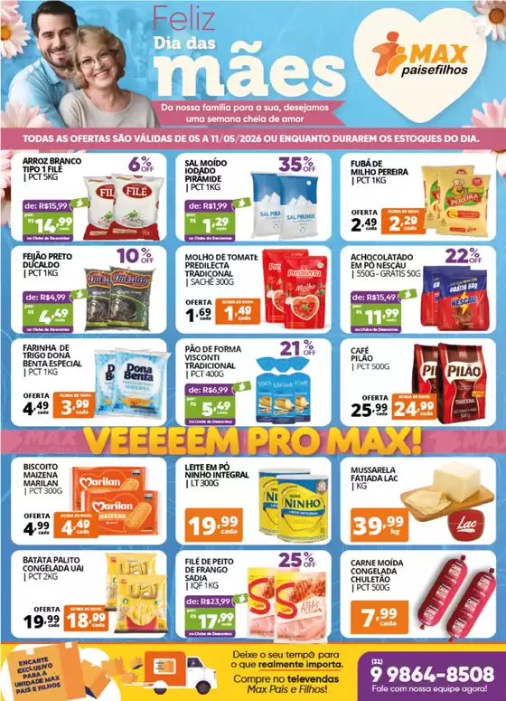 Catálogo Pais e Filhos Supermercados | Ofertas especiais atraentes para todos | 2026-05-05T00:00:00.000Z - 2026-05-11T00:00:00.000Z