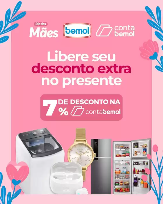 Catálogo Lojas Bemol em Pinhal | Encarte Lojas Bemol | 2026-05-05T00:00:00.000Z - 2026-05-10T00:00:00.000Z