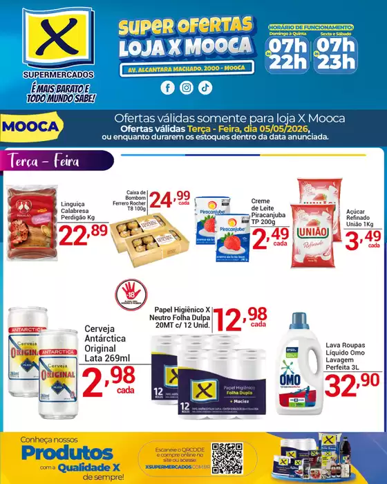 Catálogo X Supermercados em Ibiporã | Grandes descontos em produtos selecionados | 2026-05-05T00:00:00.000Z - 2026-05-05T00:00:00.000Z