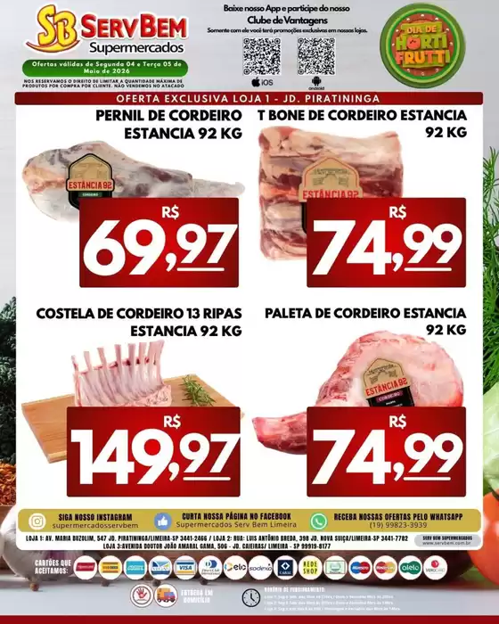 Catálogo ServBem | Descubra ofertas atraentes | 2026-05-04T00:00:00.000Z - 2026-05-05T00:00:00.000Z