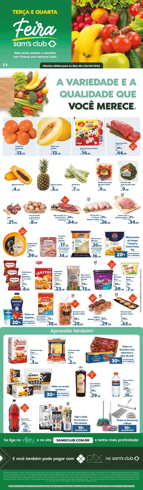 Catálogo Sam's Club em São Nicolau | Pechinchas e ofertas atuais | 2026-05-05T00:00:00.000Z - 2026-05-06T00:00:00.000Z