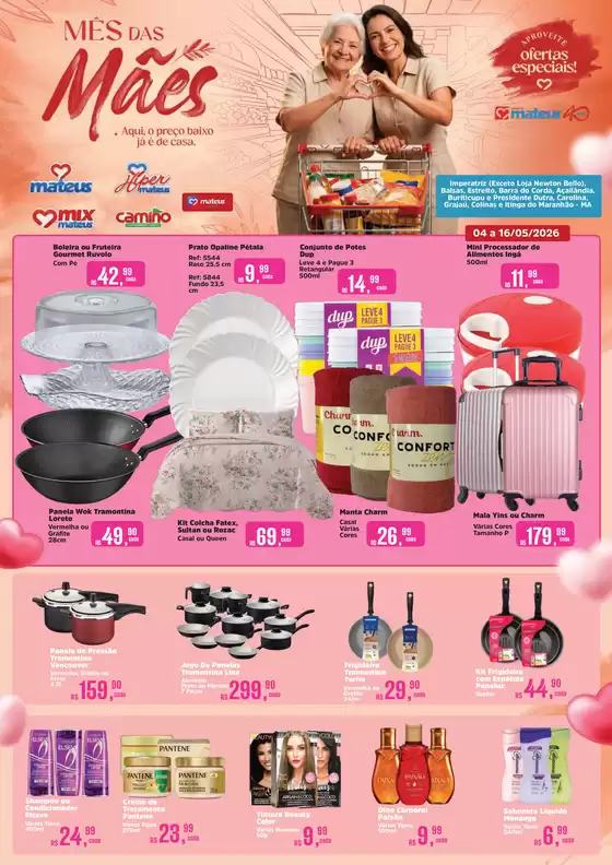 Catálogo Supermercados Mateus | 2ª Edição Revista Mães | 2026-05-04T00:00:00.000Z - 2026-05-16T00:00:00.000Z