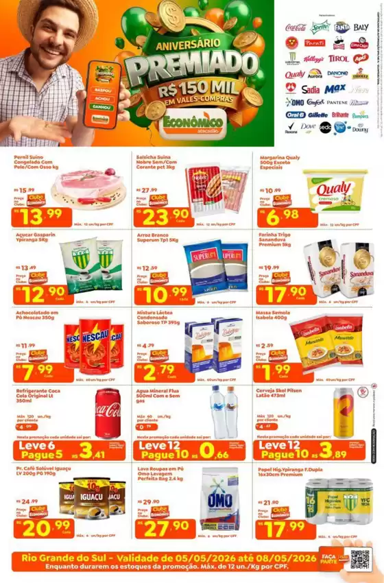 Catálogo Econômico Atacadão | Tabloide Econômico Atacadão - RS | 2026-05-05T00:00:00.000Z - 2026-05-08T00:00:00.000Z