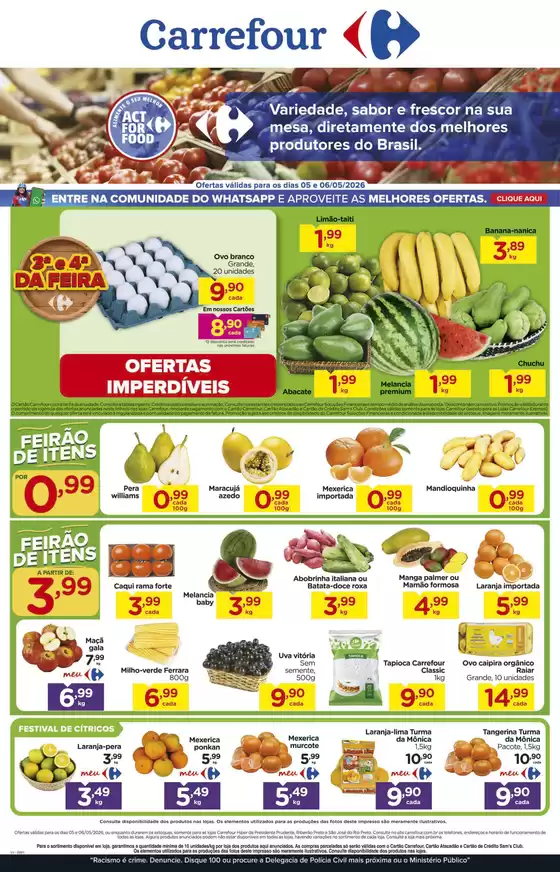Catálogo Carrefour | Melhores ofertas para todos os clientes | 2026-05-05T00:00:00.000Z - 2026-05-06T00:00:00.000Z