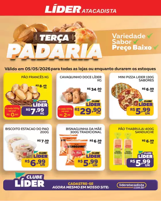 Catálogo Líder Atacadista | TERÇA DA PADARIA | 2026-05-05T00:00:00.000Z - 2026-05-05T00:00:00.000Z