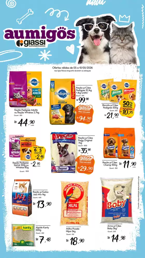 Catálogo Giassi Supermercados | Ofertas especiais atraentes para todos | 2026-05-05T00:00:00.000Z - 2026-05-10T00:00:00.000Z
