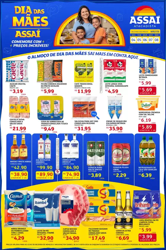 Catálogo Assaí Atacadista | Encarte Assaí Atacadista 46980-105 | 2026-05-05T00:00:00.000Z - 2026-05-08T00:00:00.000Z
