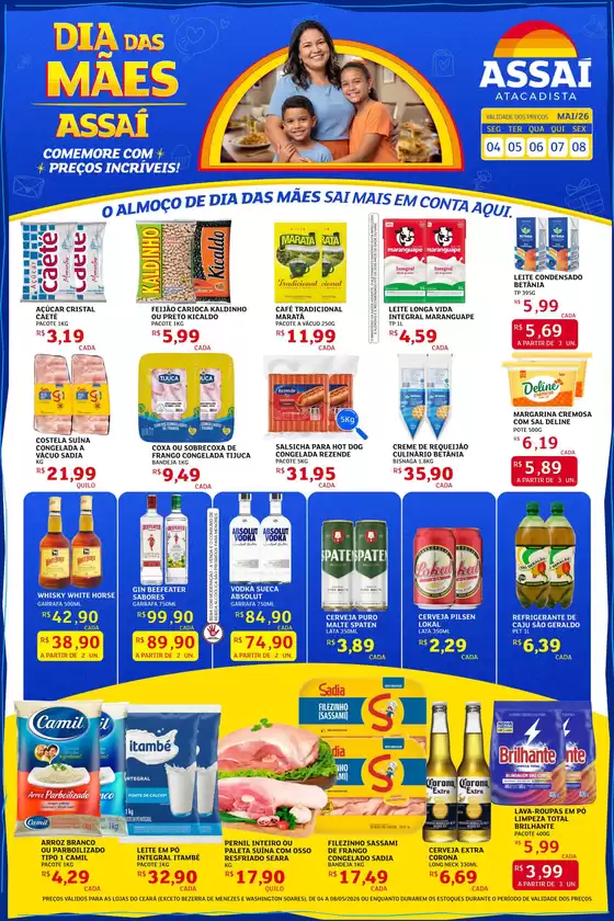 Catálogo Assaí Atacadista | Encarte Assaí Atacadista 46980-128 | 2026-05-05T00:00:00.000Z - 2026-05-08T00:00:00.000Z