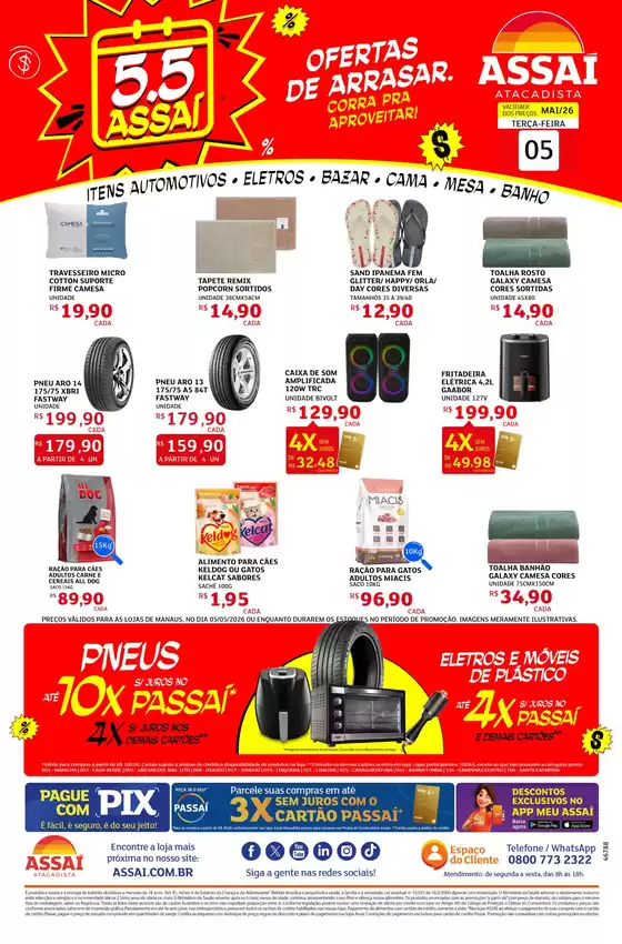 Catálogo Assaí Atacadista | Encarte Assaí Atacadista 46788-74 | 2026-05-05T00:00:00.000Z - 2026-05-05T00:00:00.000Z