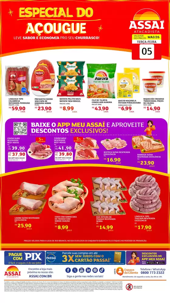 Catálogo Assaí Atacadista | Encarte Assaí Atacadista 46976-40 | 2026-05-05T00:00:00.000Z - 2026-05-05T00:00:00.000Z