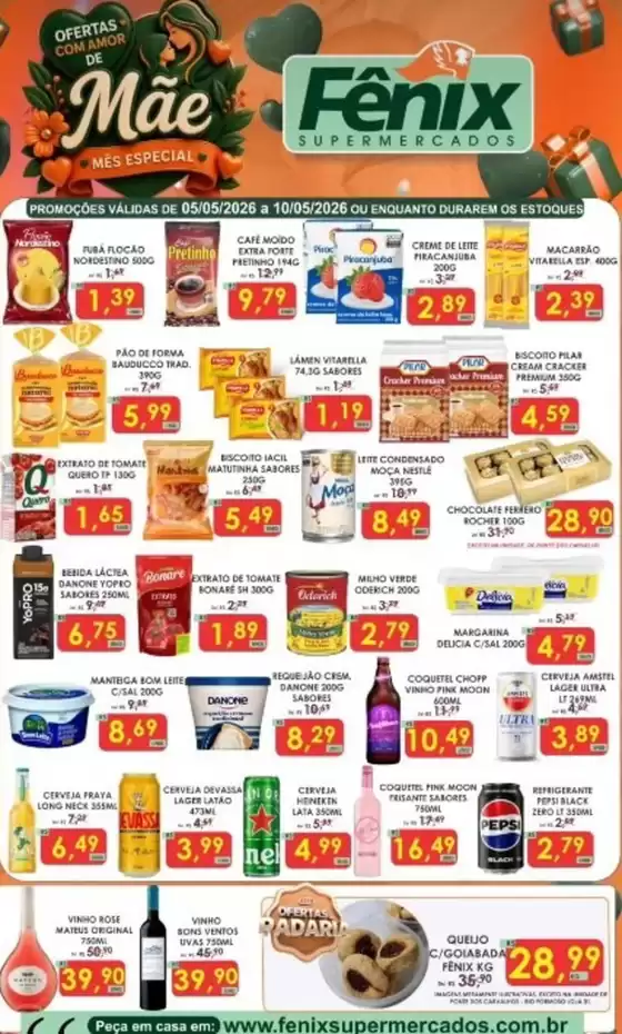 Catálogo Fênix Supermercados | Mãe | 2026-05-06T00:00:00.000Z - 2026-05-10T00:00:00.000Z