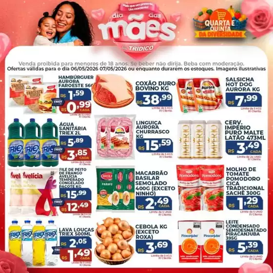 Catálogo Supermercados Tridico | Dia Das Mães | 2026-05-06T00:00:00.000Z - 2026-05-07T00:00:00.000Z
