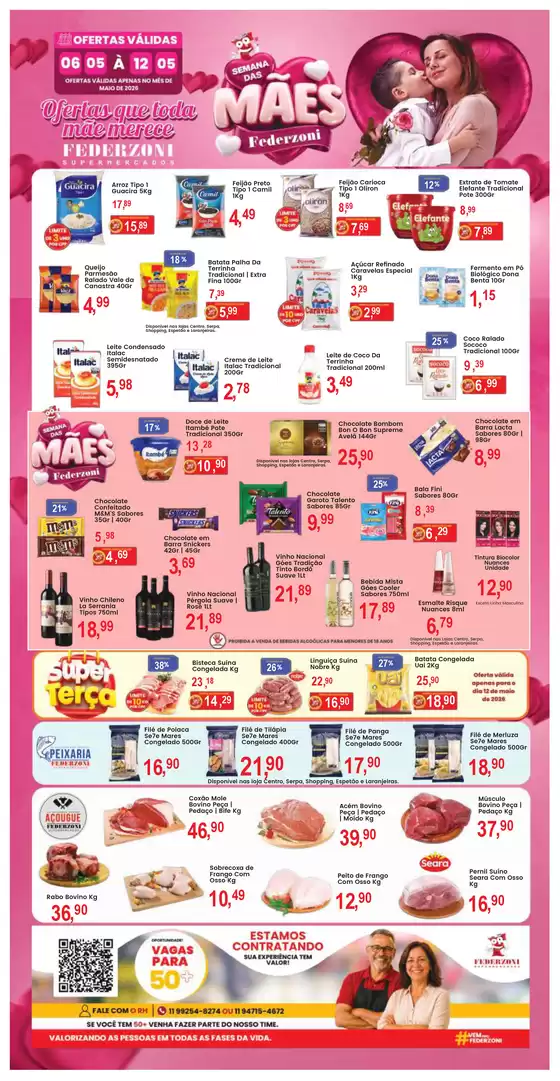Catálogo Federzoni Supermercados | Mães | 2026-05-06T00:00:00.000Z - 2026-05-12T00:00:00.000Z
