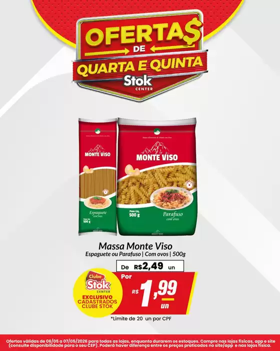 Catálogo Stok Center | Ofertas exclusivas e pechinchas | 2026-05-06T00:00:00.000Z - 2026-05-07T00:00:00.000Z