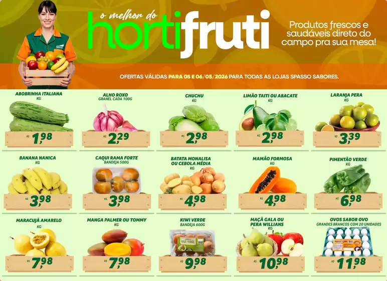 Catálogo Spasso Sabores | Promoções especiais em andamento | 2026-05-05T00:00:00.000Z - 2026-05-06T00:00:00.000Z