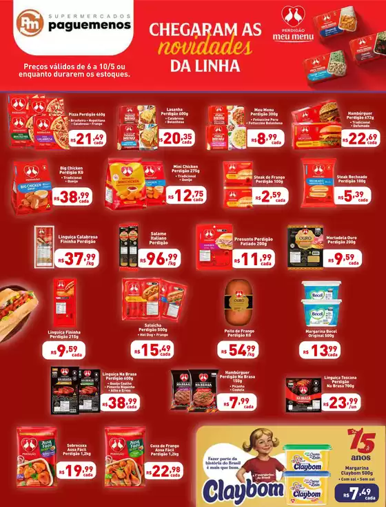 Catálogo Supermercados Pague Menos | Tabloide perdigao2 rNL4Rx4 | 2026-05-06T00:00:00.000Z - 2026-05-10T00:00:00.000Z