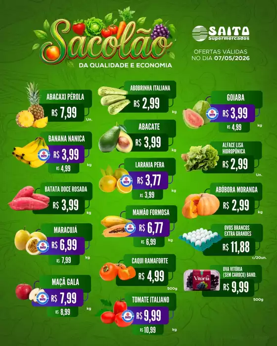 Catálogo Saito Supermercados | Nossas melhores ofertas para você | 2026-05-07T00:00:00.000Z - 2026-05-07T00:00:00.000Z