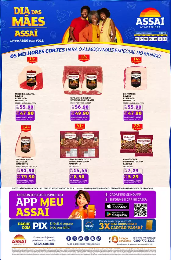 Catálogo Assaí Atacadista | Encarte Assaí Atacadista 46796 | 2026-05-06T00:00:00.000Z - 2026-05-12T00:00:00.000Z