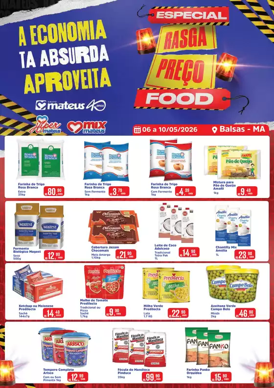 Catálogo Supermercados Mateus | Rasga Preço do Food | 2026-05-05T00:00:00.000Z - 2026-05-10T00:00:00.000Z