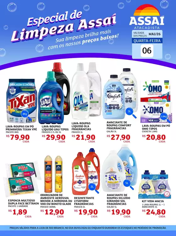 Catálogo Assaí Atacadista em Campanha | Encarte Assaí Atacadista 46702-40 | 2026-05-06T00:00:00.000Z - 2026-05-06T00:00:00.000Z