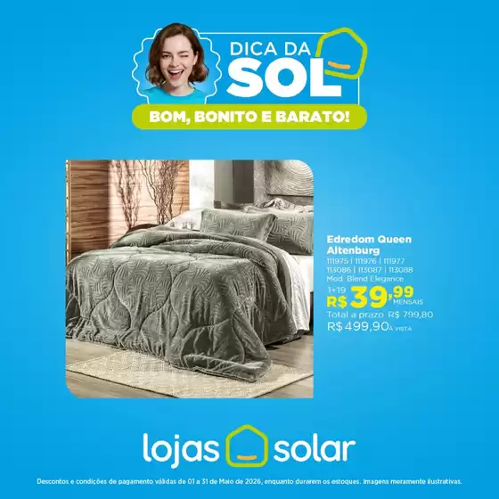 Catálogo Lojas Solar | Melhores ofertas para compradores econômicos | 2026-05-01T00:00:00.000Z - 2026-05-31T00:00:00.000Z