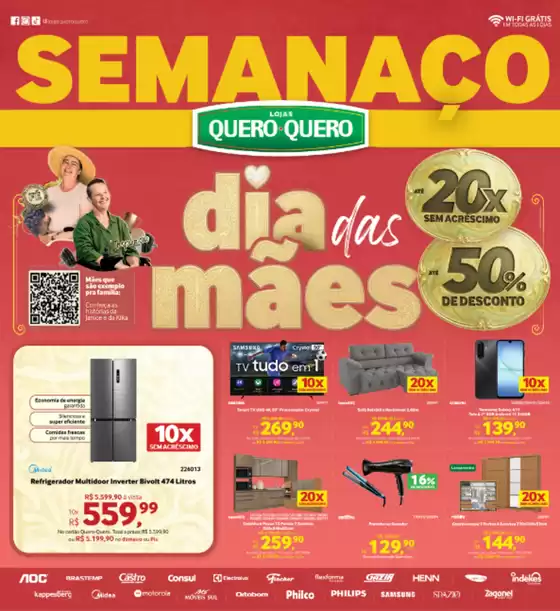 Catálogo Quero Quero em Matão | SEMANAÇO DIA DAS MÃES Paraná Mato Grosso do Sul e São Paulo | 2026-05-06T00:00:00.000Z - 2026-05-09T00:00:00.000Z