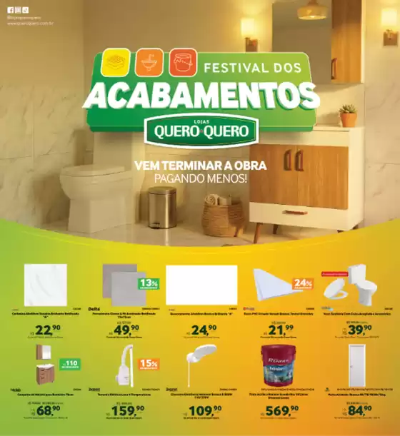Catálogo Quero Quero em Matão | FESTIVAL DOS ACABAMENTOS Paraná Mato Grosso do Sul e São Paulo | 2026-05-06T00:00:00.000Z - 2026-05-23T00:00:00.000Z