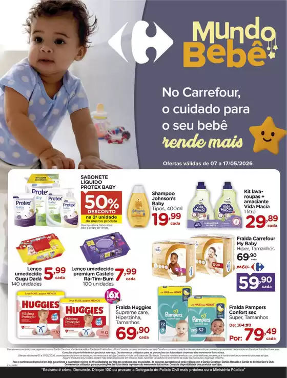 Catálogo Carrefour | REVISTA BEBÊ | 2026-05-07T00:00:00.000Z - 2026-05-17T00:00:00.000Z