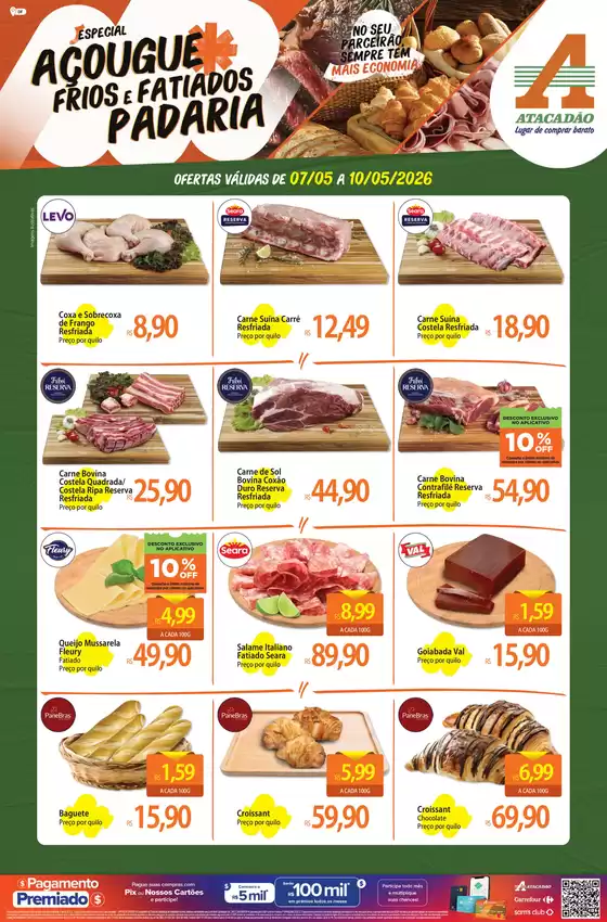Catálogo Atacadão | Atacadão - Açougue / Padaria / Frios e Fatiados | 2026-05-07T00:00:00.000Z - 2026-05-10T00:00:00.000Z
