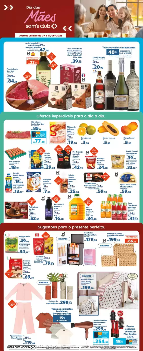 Catálogo Sam's Club | Ofertas especiais para você | 2026-05-07T00:00:00.000Z - 2026-06-11T00:00:00.000Z