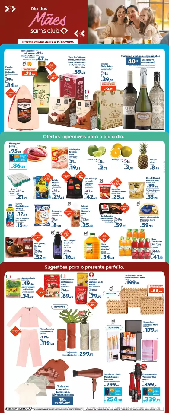 Catálogo Sam's Club | Ofertas especiais atraentes para todos | 2026-05-07T00:00:00.000Z - 2026-06-11T00:00:00.000Z