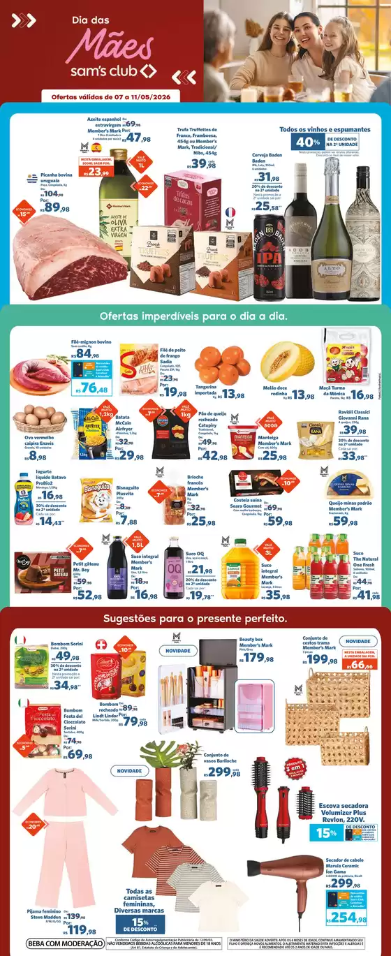 Catálogo Sam's Club | Pechinchas e ofertas atuais | 2026-05-07T00:00:00.000Z - 2026-06-11T00:00:00.000Z