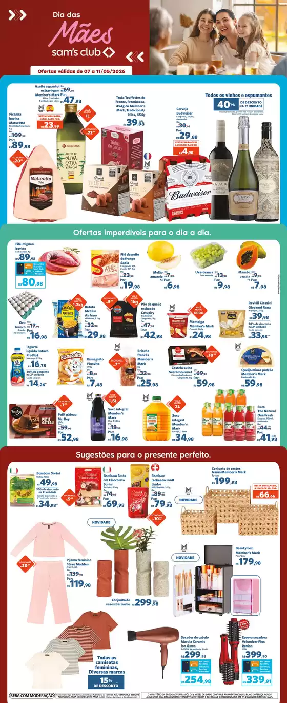Catálogo Sam's Club | Promoções especiais em andamento | 2026-05-07T00:00:00.000Z - 2026-06-11T00:00:00.000Z